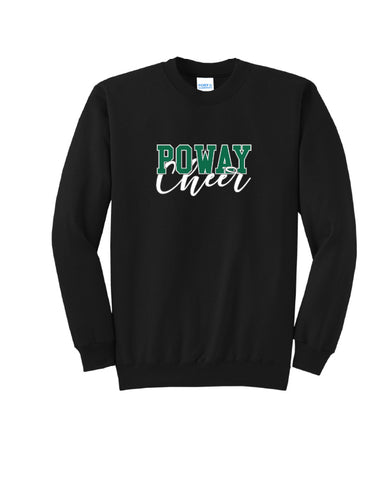 Crew Sweatshirt-Cursive Cheer