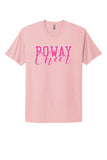Unisex Tshirt-Poway Cursive-Breast Cancer